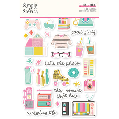 True Colors  Sticker Book - Simple Stories