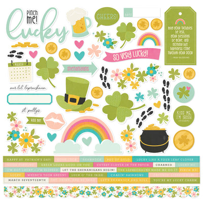 St Patrick's Day  Cardstock - Stickers - Simple Stories