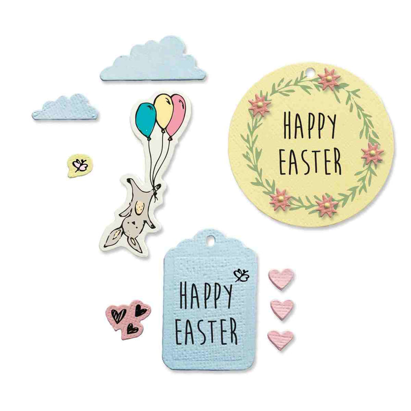 Easter Fun Framelits w/ Stamps - Lisa Jones - Sizzix  - Clearance
