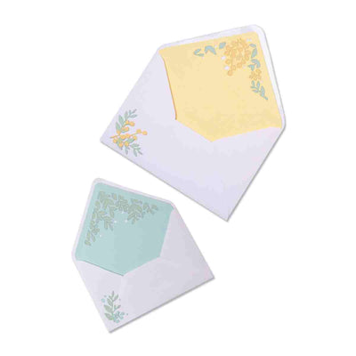Foliage Envelope Liners Thinlits Dies - Sharon Drury - Sizzix - Clearance