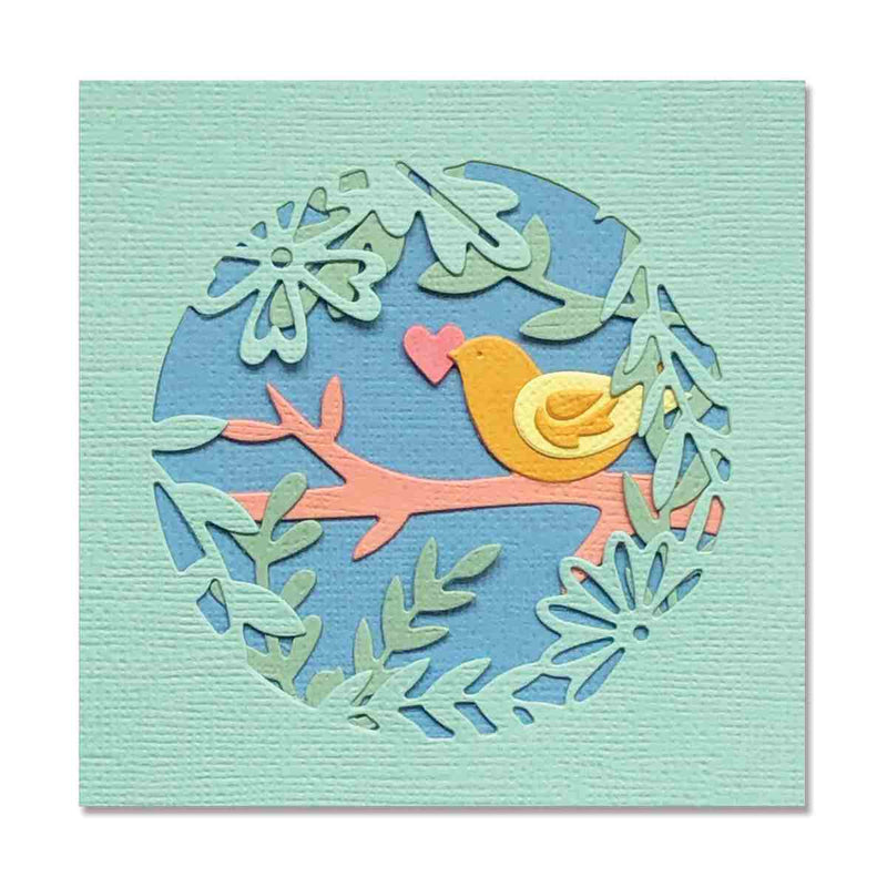 Spring Layered Scene Thinlits Dies - Olivia Rose - Sizzix - Clearance