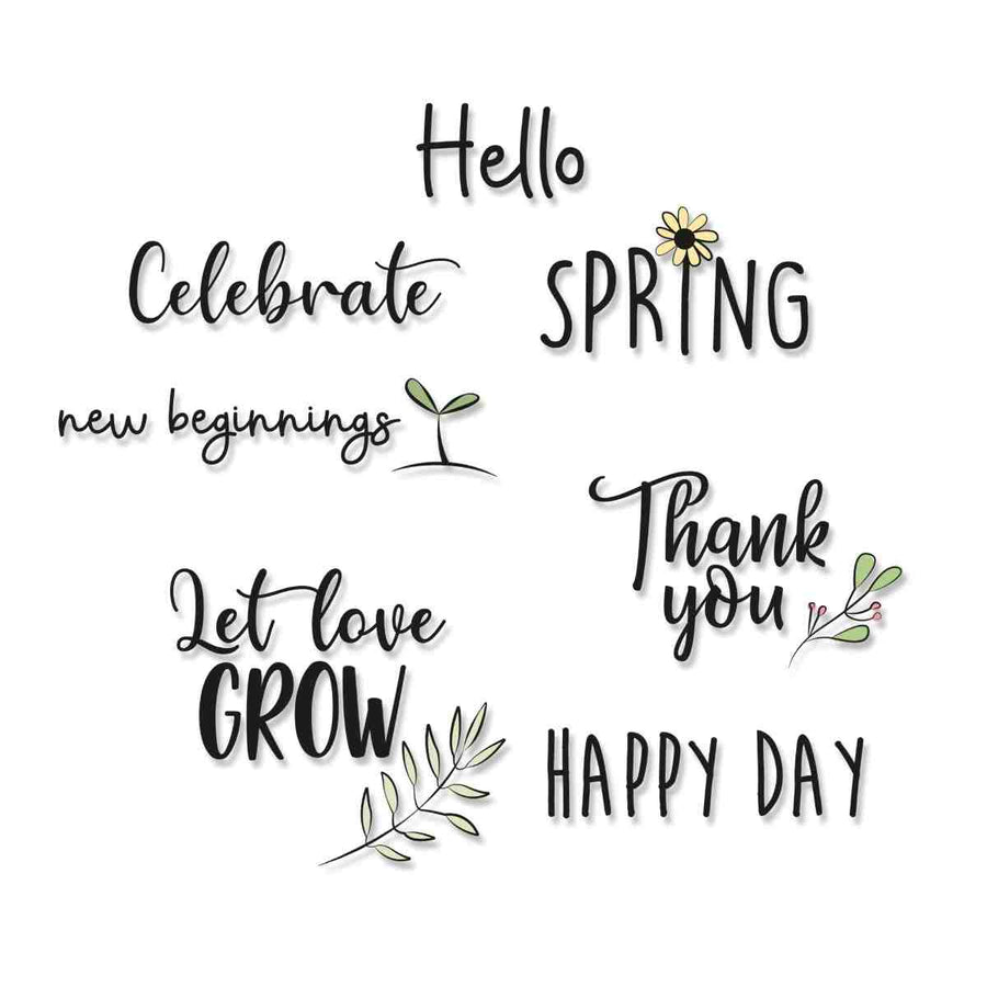 New Beginnings Clear Stamps-Olivia Rose-Sizzix