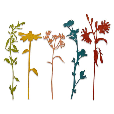 Wildflower Stems #3 Thinlits Dies - Tim Holtz - Sizzix
