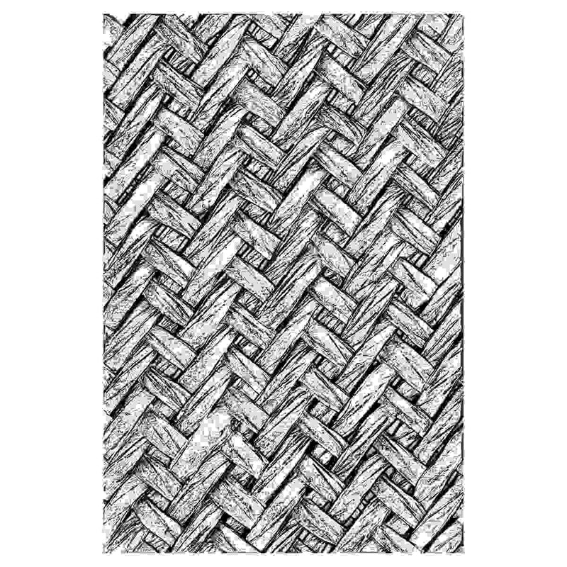 Intertwine 3-D Texture Fades Embossing Folder - Tim Holtz - Sizzix*