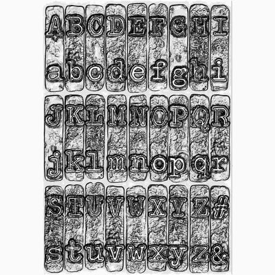 Typewriter 3-D Texture Fades Embossing Folder - Tim Holtz - Sizzix