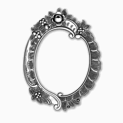 Floral Frame 3-D Impresslits Embossing Folder - Tim Holtz - Sizzix