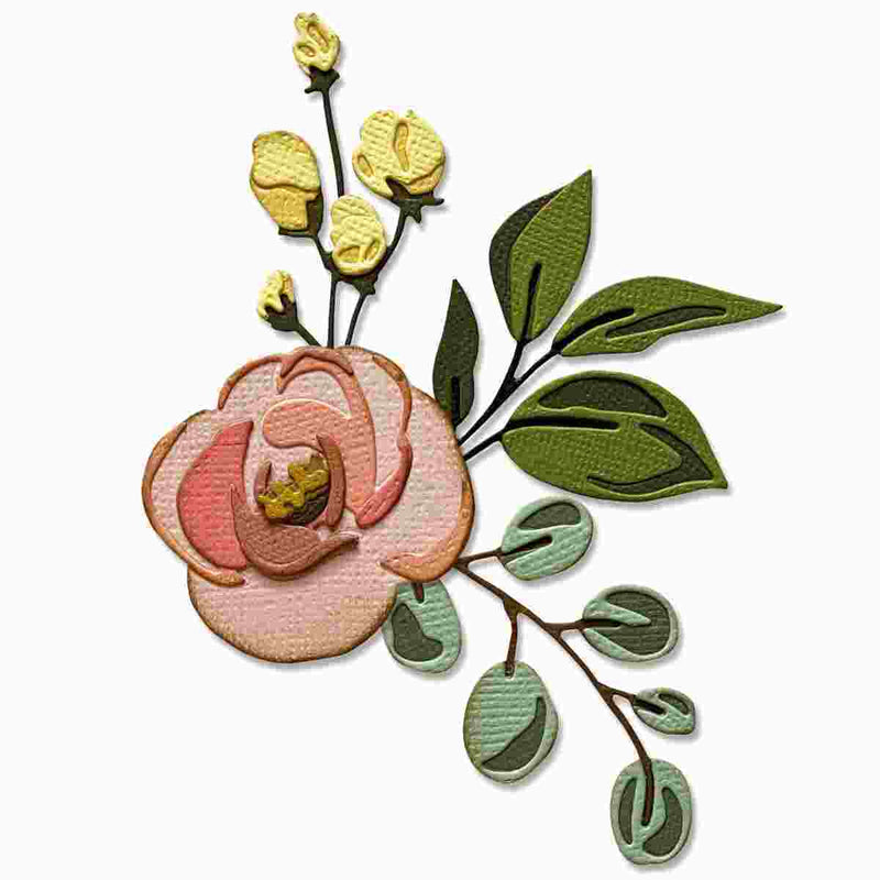 Bloom, Colorize Thinlits Dies - Tim Holtz - Sizzix