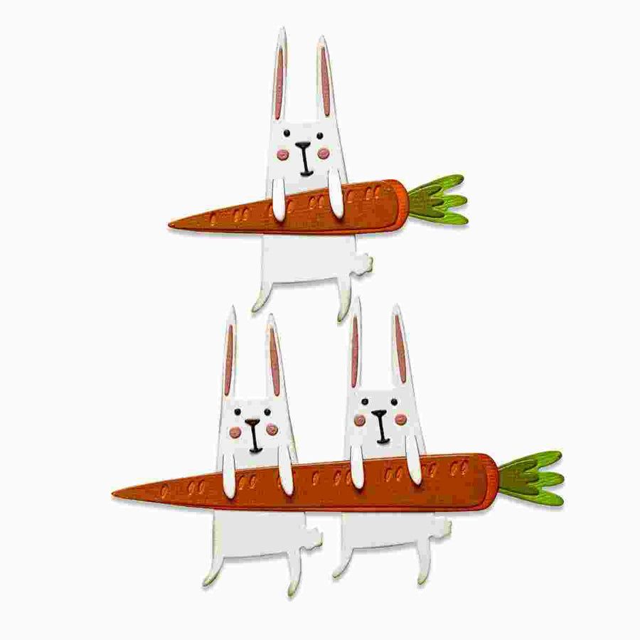 Carrot Bunny Thinlits Dies - Tim Holtz - Sizzix