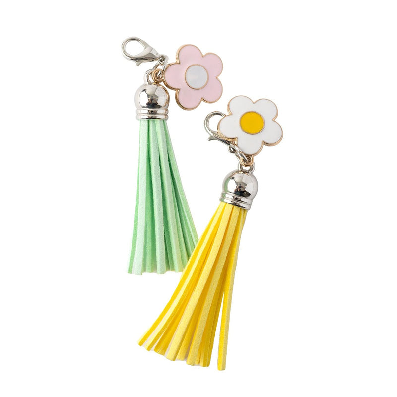 Enamel Charm Tassel - Jen Hadfield - Flower Child Collection - American Crafts