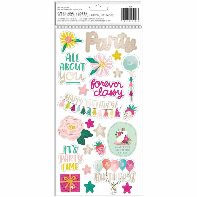 Party Time Thickers - And Many More - Pink Paislee - Clearance