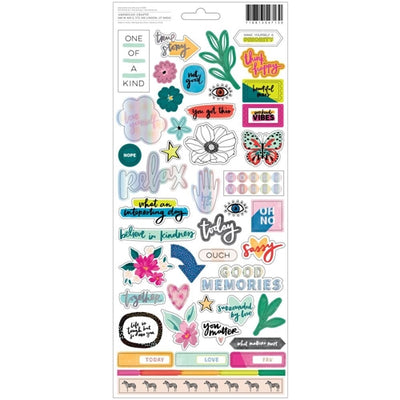Brave and Bold Iridescent Foil Accents Cardstock Sticker - Amy Tangerine - American Crafts