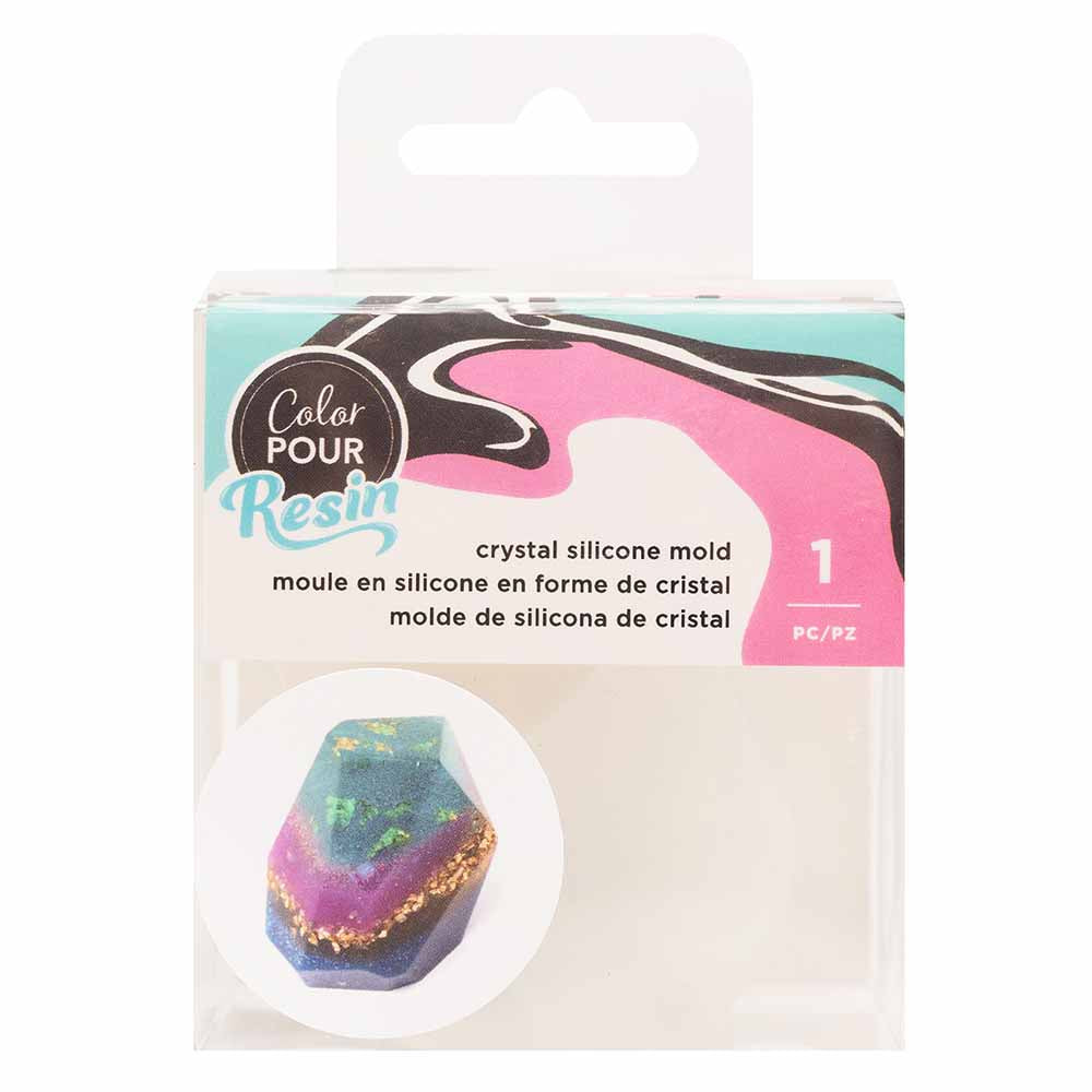 Large Crystal Mold-Color Pour Resin-American Crafts