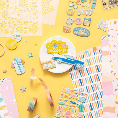 Buenos Dias Chipboard Stickers - American Crafts