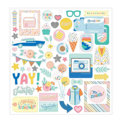 Buenos Dias Chipboard Stickers - American Crafts