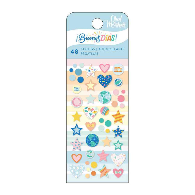 Buenos Dias Enamel Dots - American Crafts - Clearance