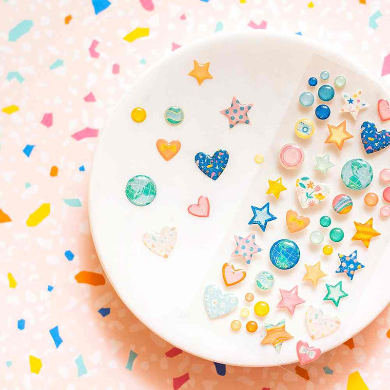 Buenos Dias Enamel Dots - American Crafts - Clearance