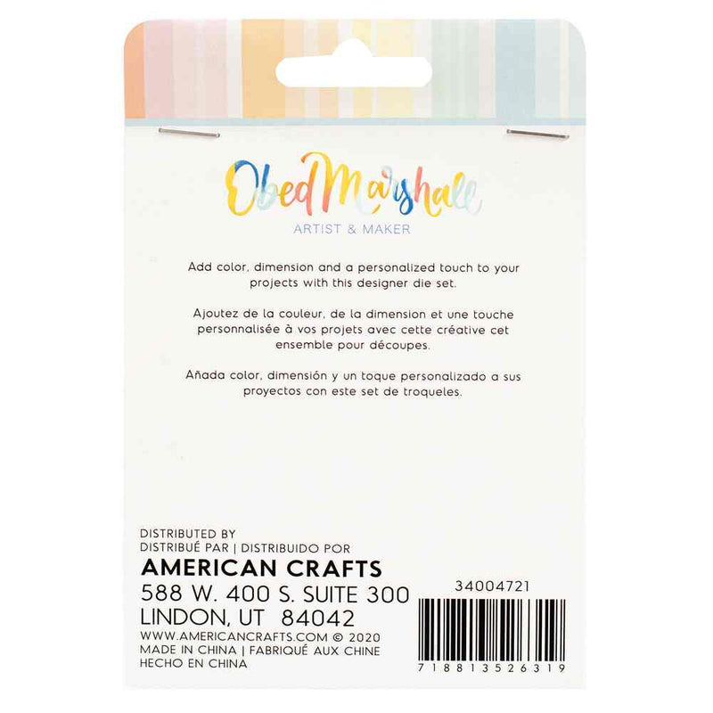 Yellow Dies - Buenos Dias - American Crafts - Clearance