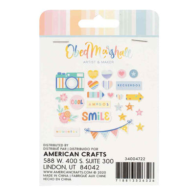 Buenos Dias Acrylic Shapes - American Crafts
