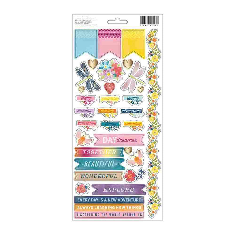 Wonders Accent & Phrase Stickers - American Crafts