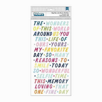 Happy Day Thickers - Wonders - American Crafts