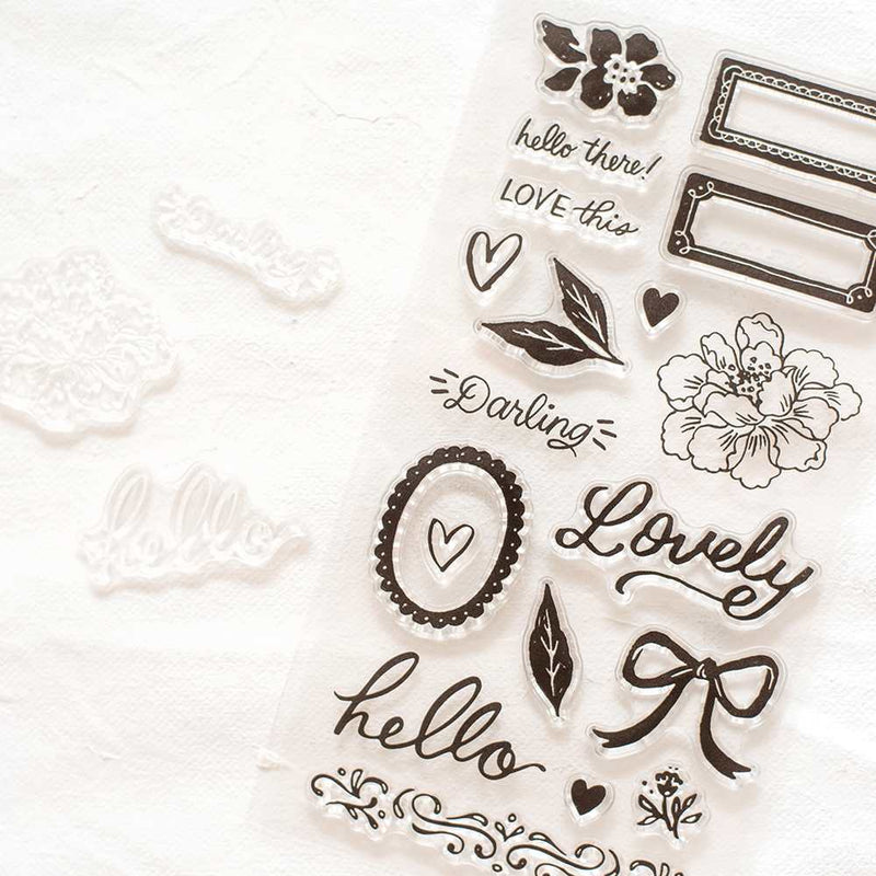 Garden Party Stamps - American Crafts - Clearance