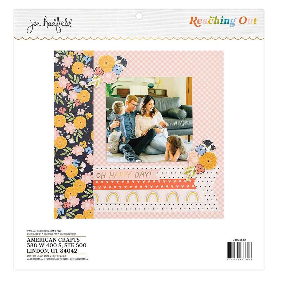 Reaching Out 12" x 12" Paper Pad-American Crafts
