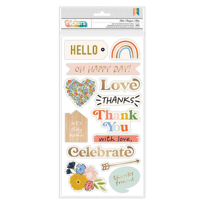 Reaching Out Phrase Thickers - American Crafts - Clearance