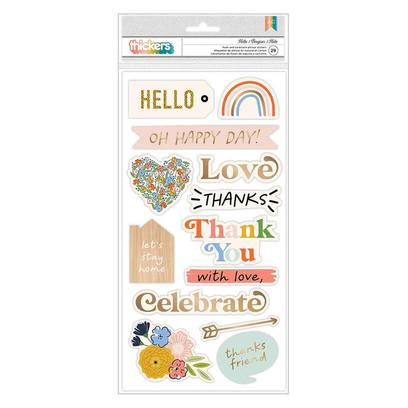 Reaching Out Phrase Thickers - American Crafts - Clearance