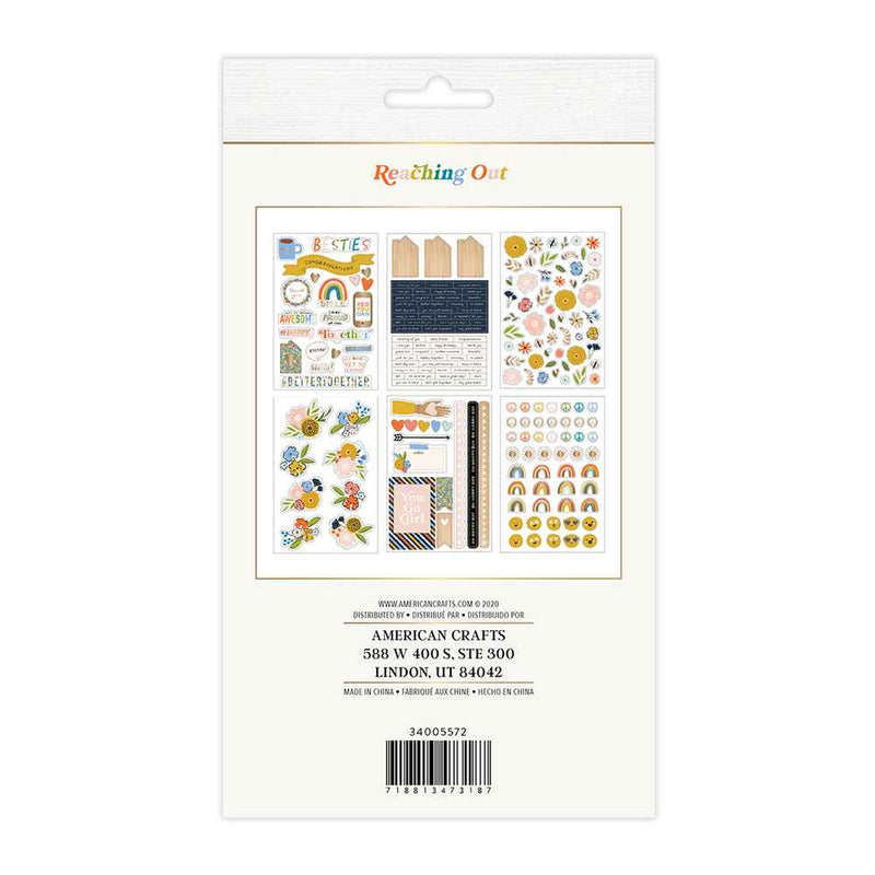Reaching Out Sticker Book - American Crafts - Clearance