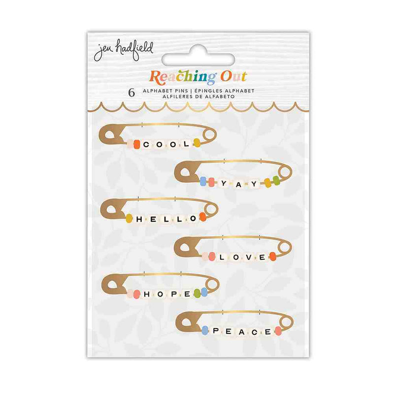 Reaching Out Alpha Pins - American Crafts - Clearance