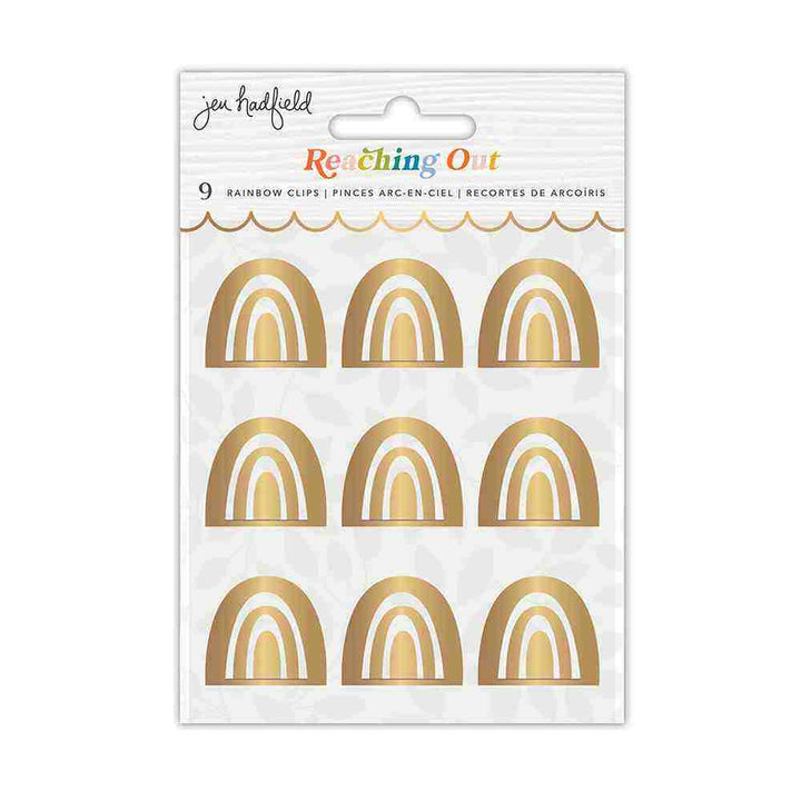 Reaching Out Rainbow Clips-American Crafts