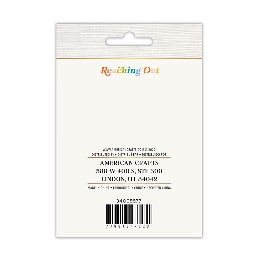 Reaching Out Rainbow Clips-American Crafts