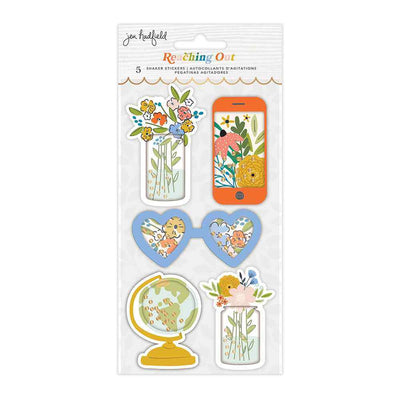 Reaching Out Shaker Stickers - American Crafts - Clearance