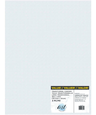 Stretch Canvas, 18" x 24" - Art Supply Basics - American Crafts - Clearance