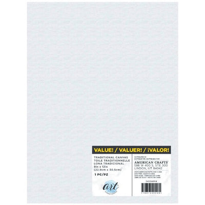 Traditional Canvas, 9" x 12" - Art Supply Basics - American Crafts - Clearance