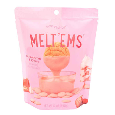 Strawberries and Cream Melt'ems Melting Candy Pack - Sweetshop