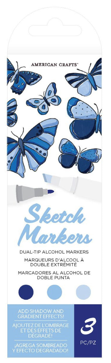 Glacier Sketch Markers - American Crafts - Clearance