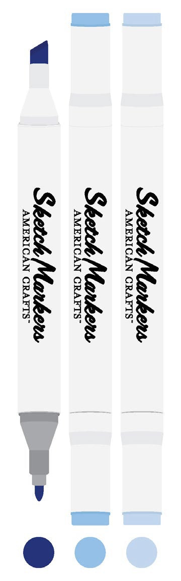 Glacier Sketch Markers - American Crafts - Clearance