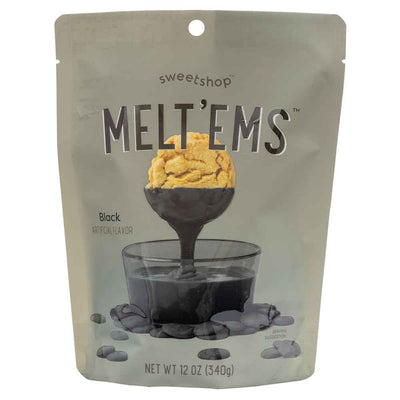 Black Melt'ems Melting Candy Pack - Sweetshop - Clearance