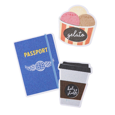 Ephemera Icons - Vicki Boutin - Where To Next Collection - American Crafts