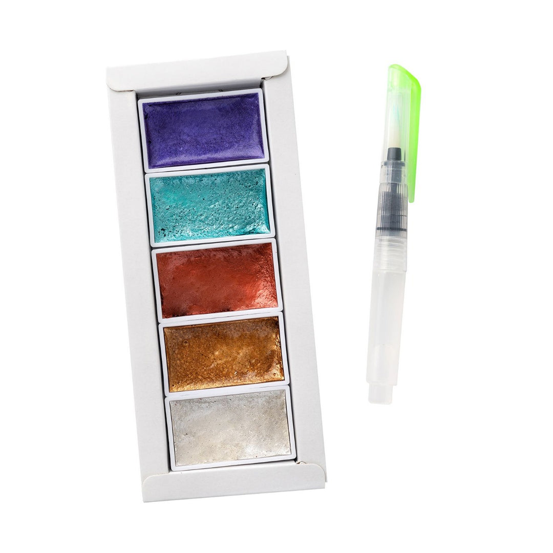 Hidden Gems Cosmic Watercolor Set - Vicki Boutin - Where To Next Collection - American Crafts