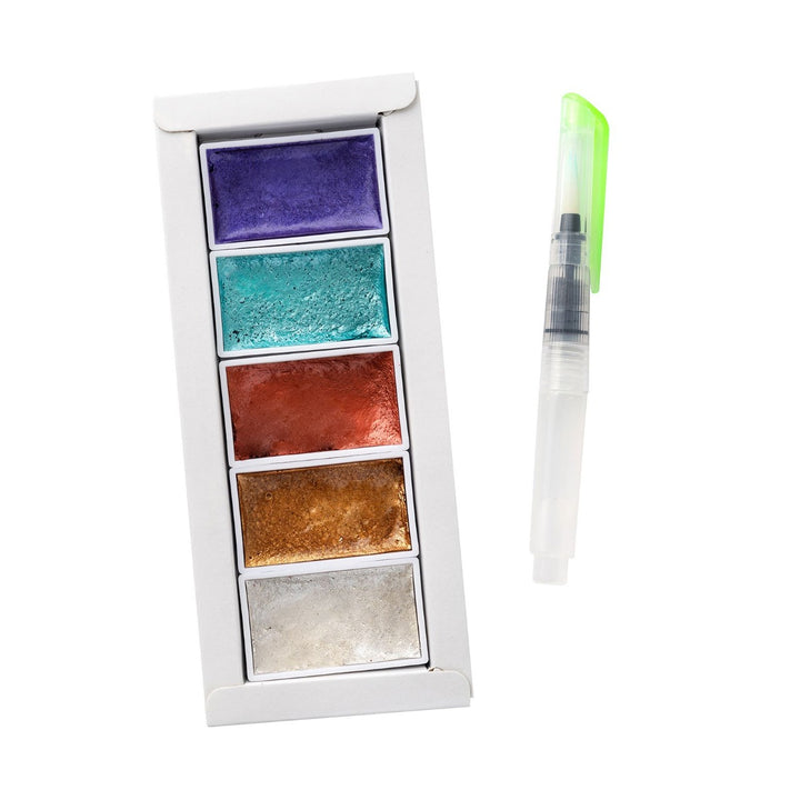 Hidden Gems Cosmic Watercolor Set - Vicki Boutin - Where To Next Collection - American Crafts