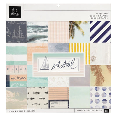  Paper Pad, 12x12- Heidi Swapp - Set Sail Collection - American Crafts