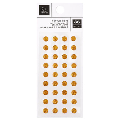 Acrylic Dot Stickers - Heidi Swapp - Set Sail Collection - American Crafts