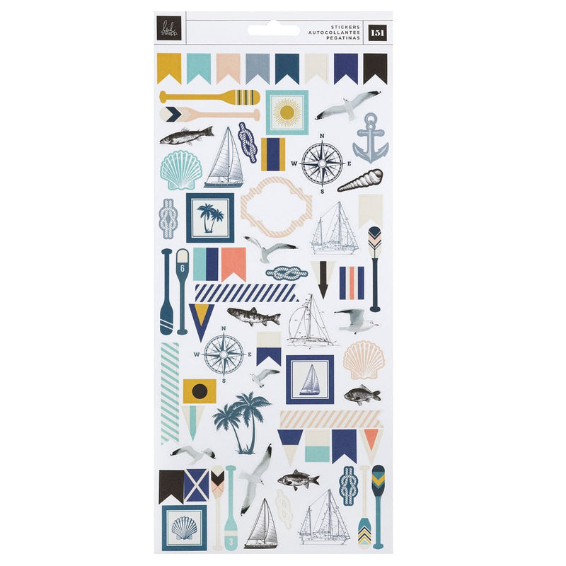 Cardstock Stickers - Heidi Swapp - Set Sail Collection - American Crafts