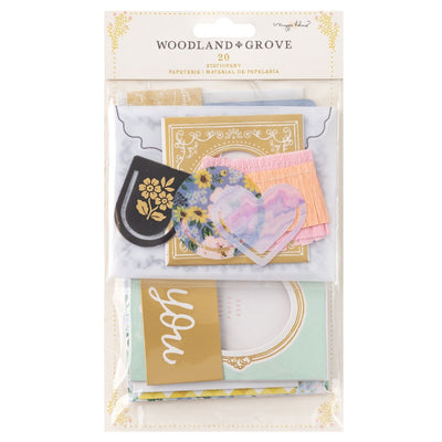 Stationary Pack with Gold Foil Accents - Maggie Holmes - Woodland Grove Collection - American Crafts