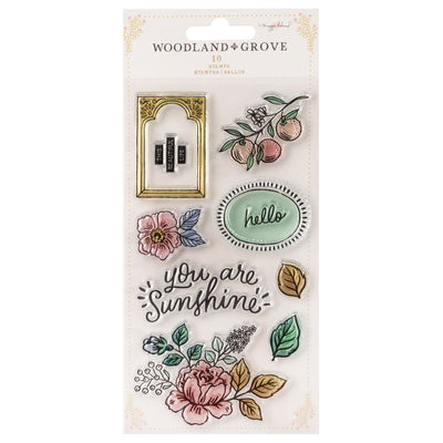 Acrylic Stamps - Maggie Holmes - Woodland Grove Collection - American Crafts