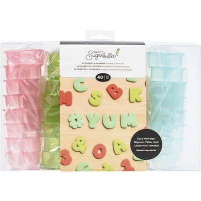 Mini Alpha & Number Cookie Cutter Set - Sweet Sugarbelle