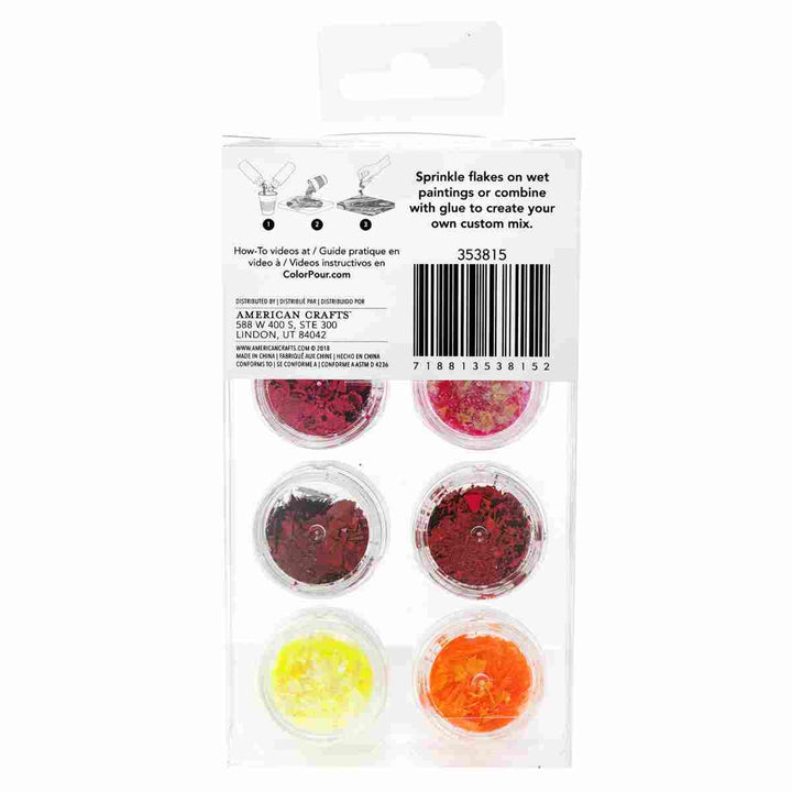 Warm Foil Flakes-Color Pour-American Crafts