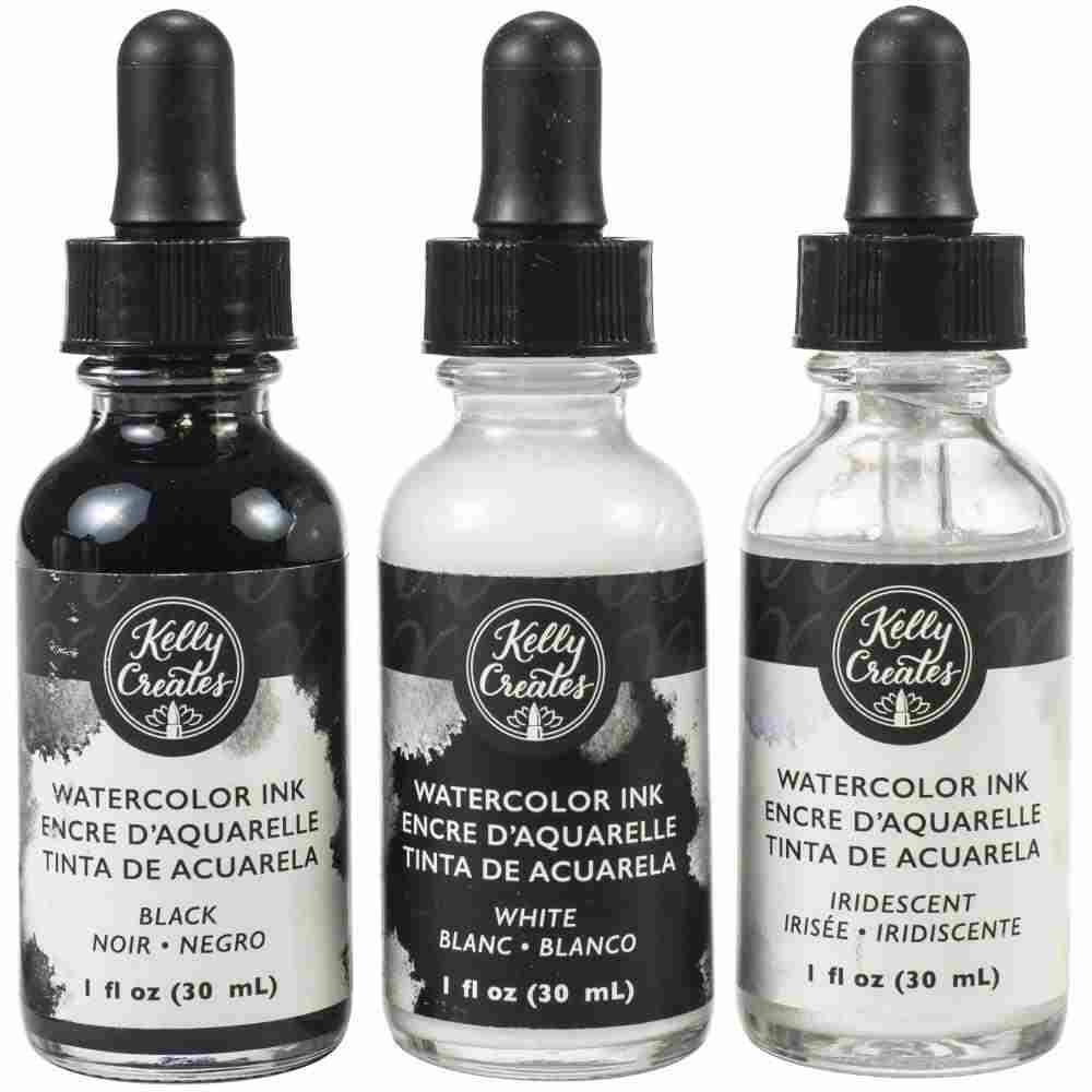 Liquid Watercolor Set (Black)-Kelly Creates